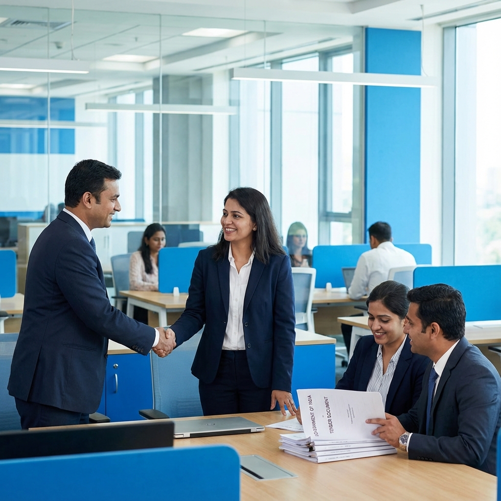 GeM Tender Service team helping MSMEs win government tenders in India